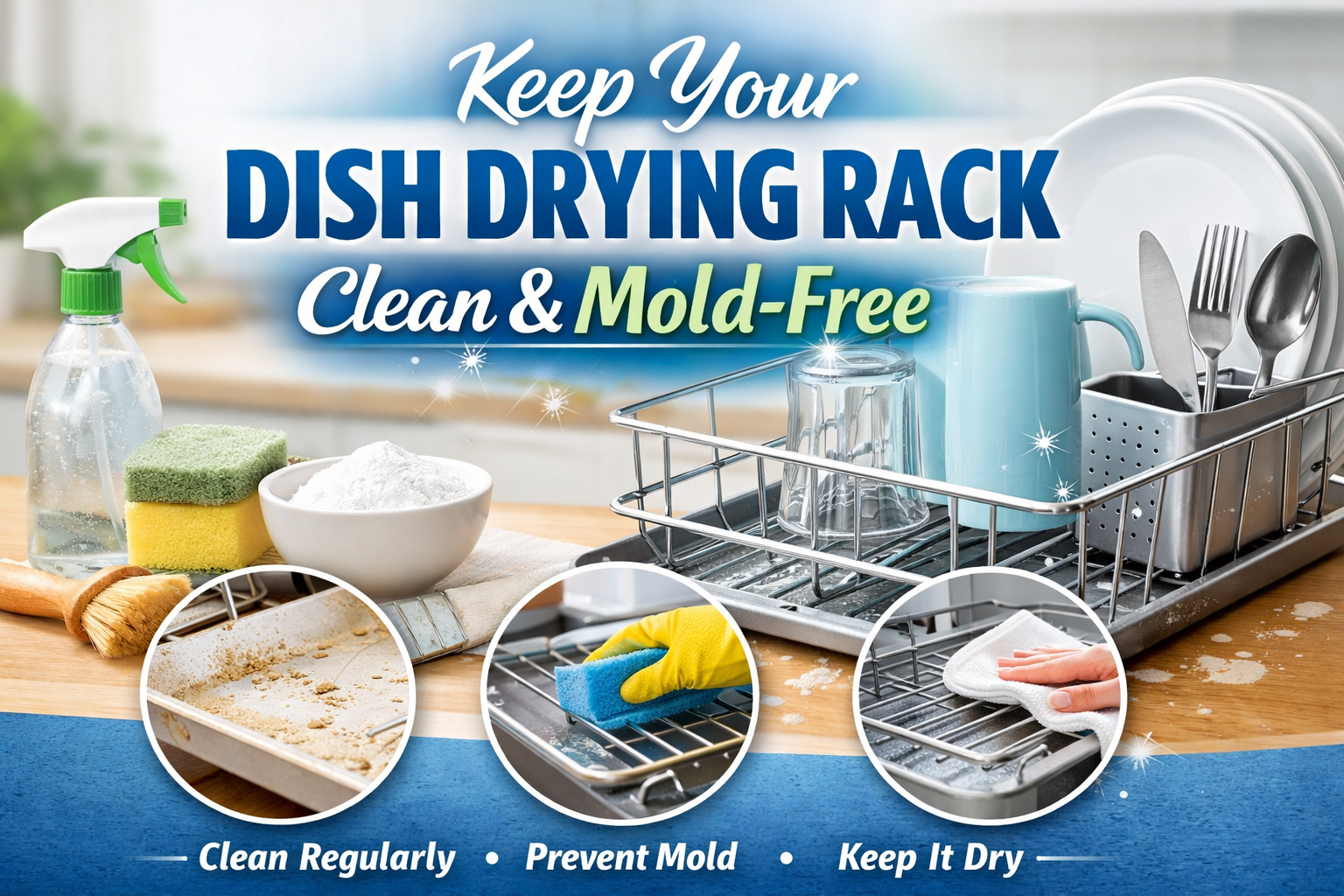 How to Keep Your Dish Drying Rack Clean and Mold-Free