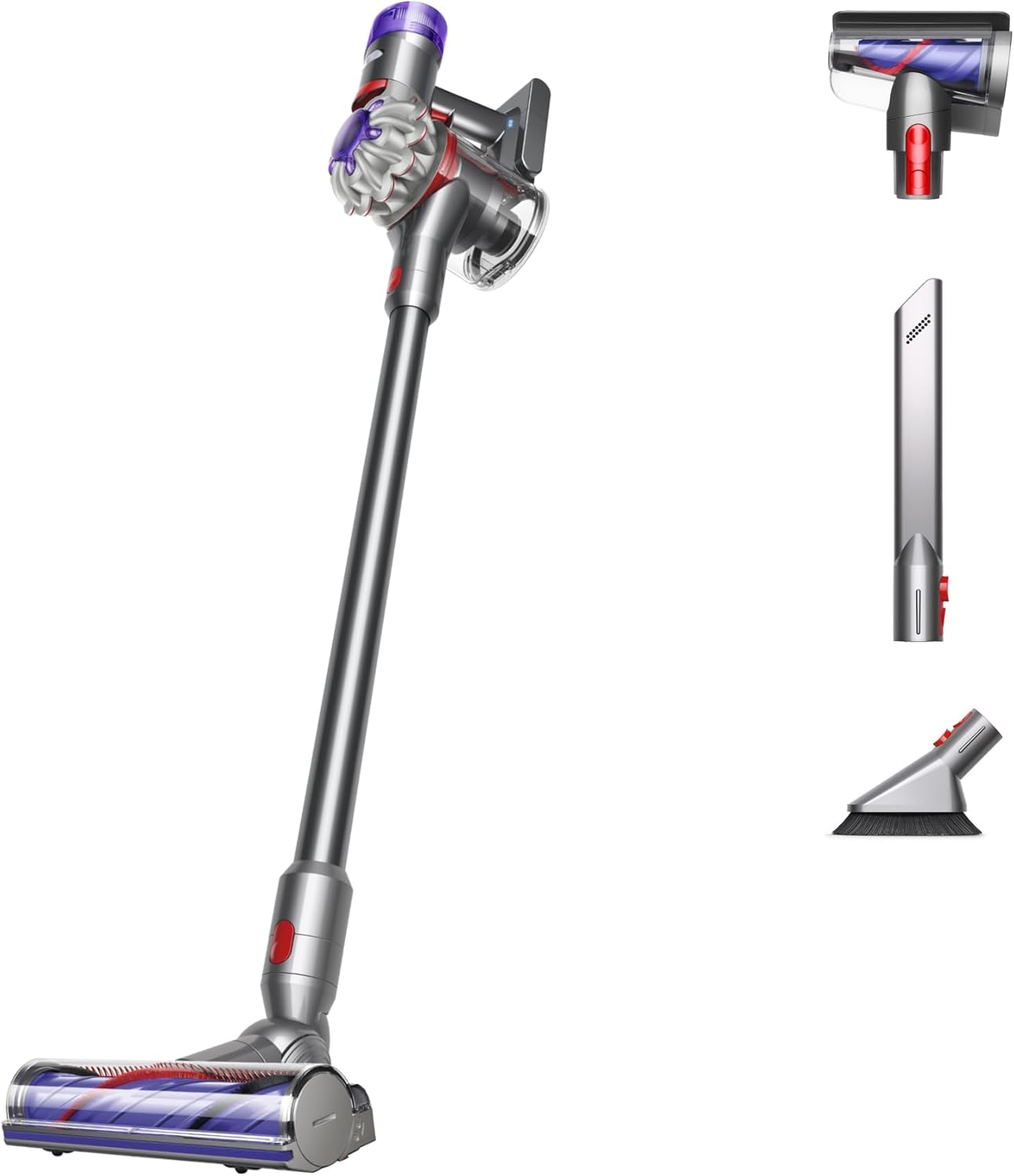 Dyson V8 Plus Cordless Vacuum, Cleans Hard Floors and Carpets, Detangles, Converts to Handheld, 115AW, 2 Power Modes, Up to 40 Minutes¹ woonhhop