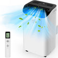 Inverter 16000BTU Portable Air Conditioners with Remote, Free Stand Cooling Portable AC Unit for Room up to 800 sq.ft, with Dehumidifier & Fan, Dual Hose, Quiet Sleep Mode(42dB), Windows Kit woonhhop