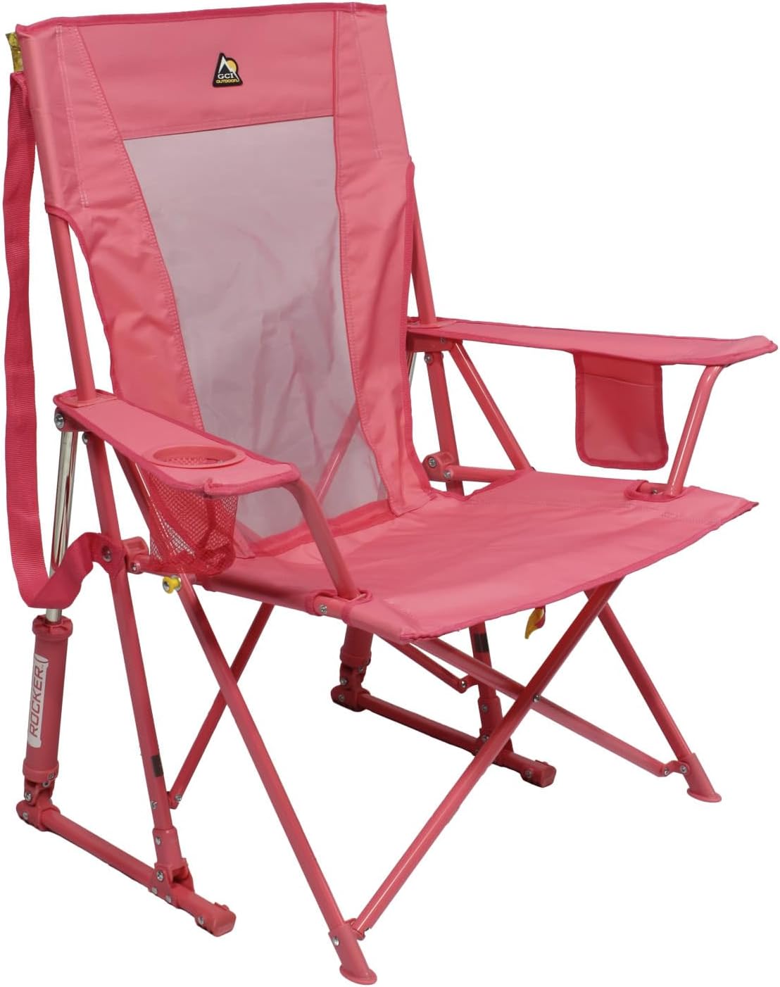 GCI Outdoor Sunshade Rocker Outdoor Rocking Chair with Canopy woonhhop
