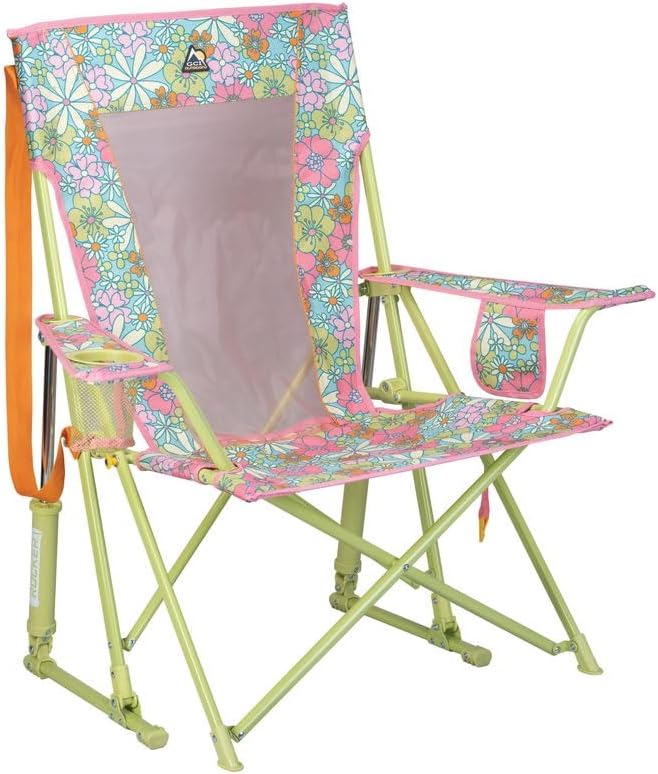 GCI Outdoor Sunshade Rocker Outdoor Rocking Chair with Canopy woonhhop