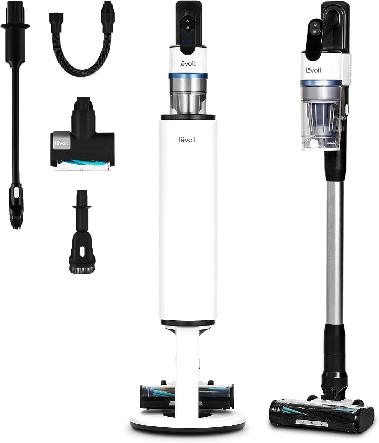 LEVOIT Cordless Vacuum Cleaner, Stick Vac with Tangle-Resistant Design, Up to 50 Minutes, Powerful Suction, Rechargeable, Lightweight, and Versatile for Carpet, Hard Floor, Pet Hair, LVAC-200 woonhhop