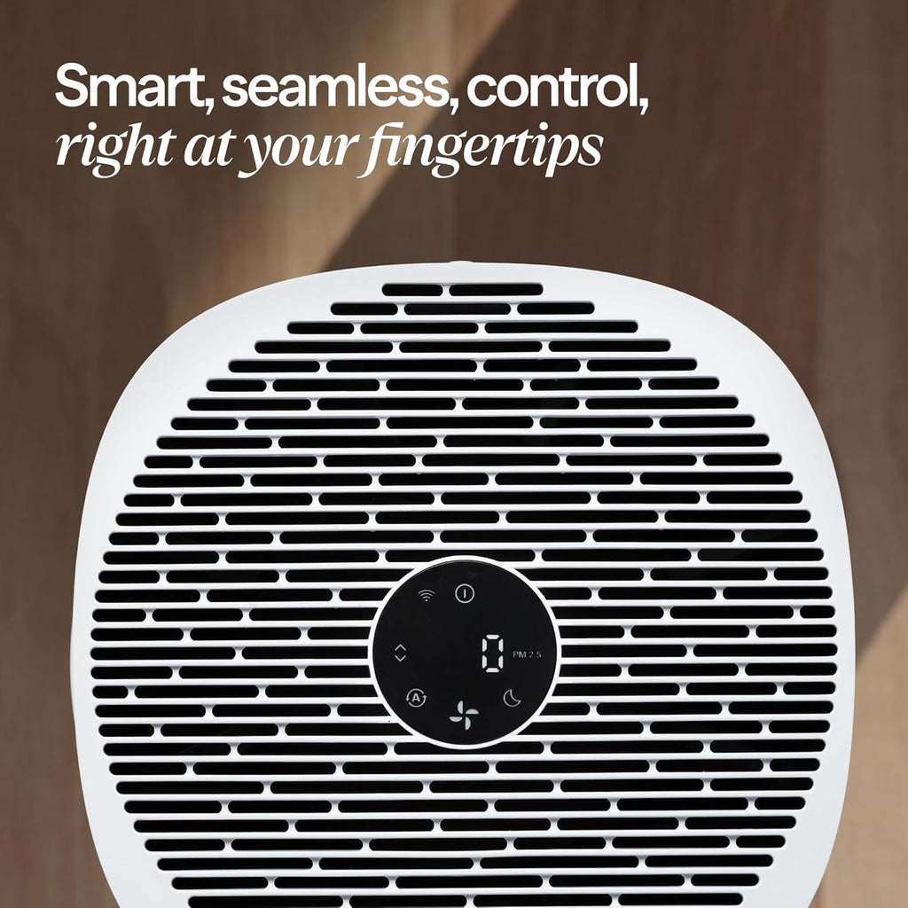 BLUEAIR Air Purifiers for Large Rooms, Cleans 3,048 Sqft In One Hour, HEPASilent Smart Air Cleaner For Home, Pets, Allergies, Virus, Dust, Mold, Smoke - Blue Pure 211i Max woonhhop