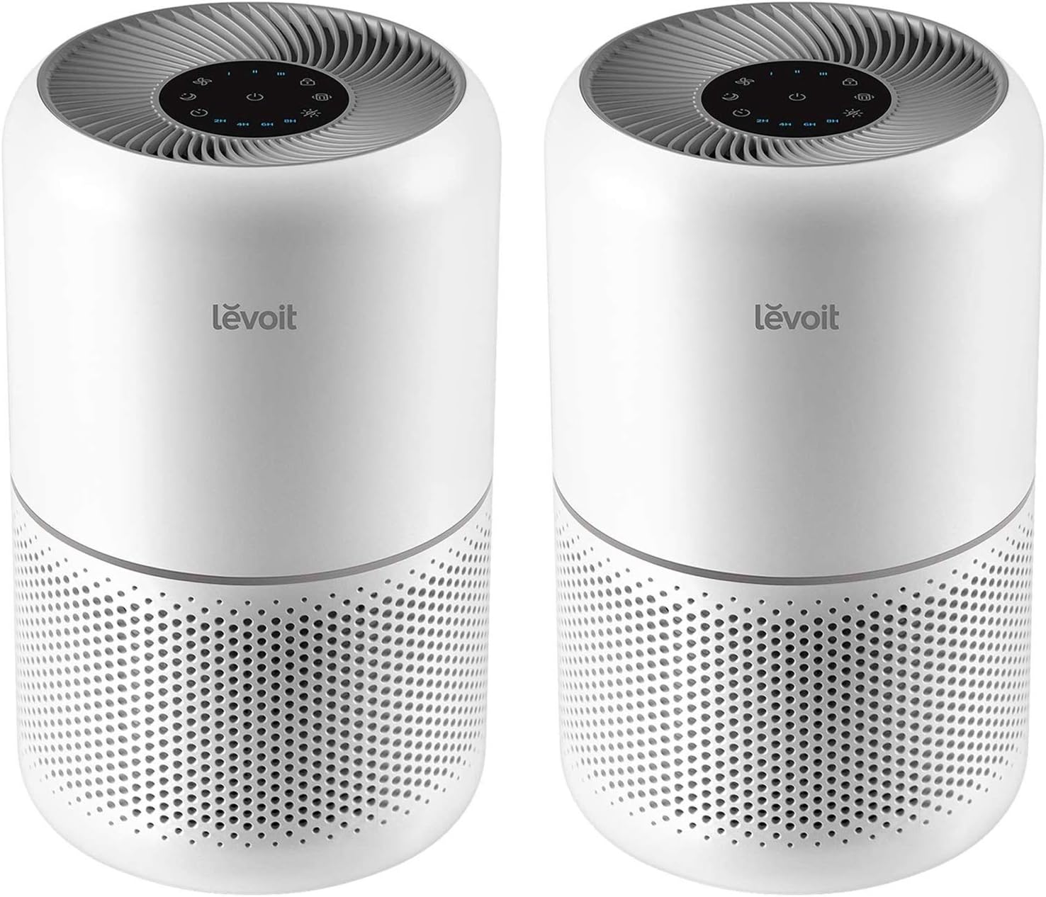 LEVOIT Air Purifier for Home Allergens Pet Hair in Bedroom, Covers Up to 1073 ft² by 56W High Torque Motor, AHAM VERIFIDE, 3-in-1 Filter with HEPA Sleep Mode, Remove Dust Smoke Odor, Core300-P, White woonhhop