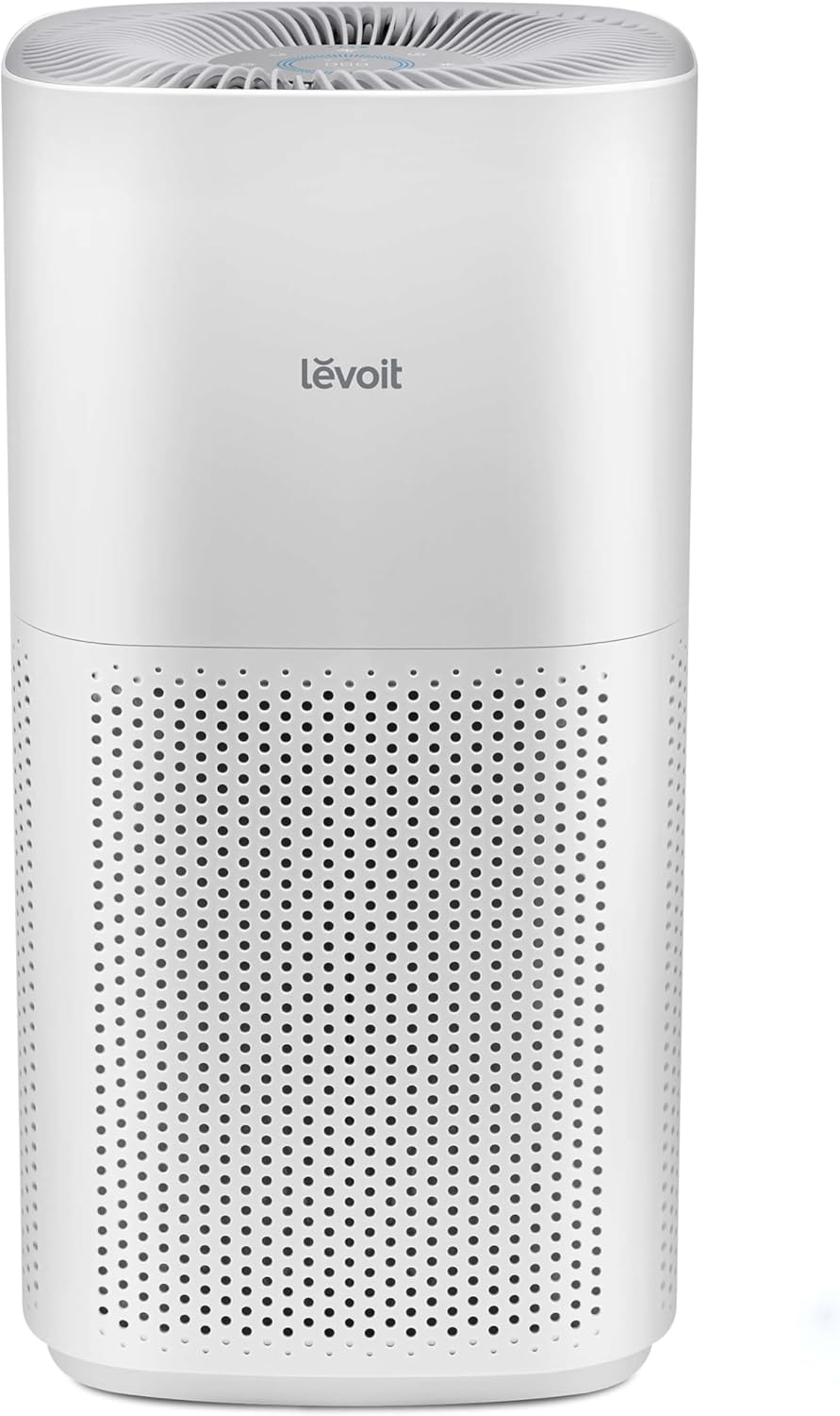 LEVOIT Air Purifiers for Home Large Room Up to 1733 Ft² With HEPA Sleep Mode, AHAM VERIFIDE, Auto Mode, Air Quality Monitor, Smart WiFi, 3-in-1 Filter For Pet Allergy, Smoke, Dust, Core 400S-P, White woonhhop