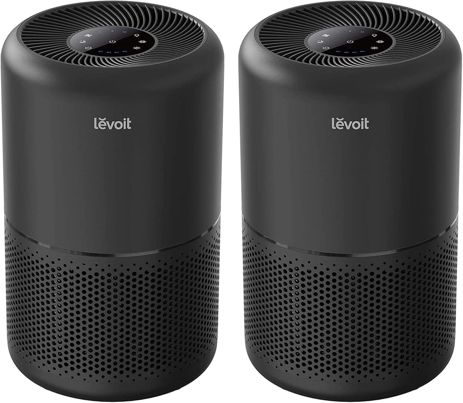 LEVOIT Air Purifier for Home Allergens Pet Hair in Bedroom, Covers Up to 1073 ft² by 56W High Torque Motor, AHAM VERIFIDE, 3-in-1 Filter with HEPA Sleep Mode, Remove Dust Smoke Odor, Core300-P, White woonhhop