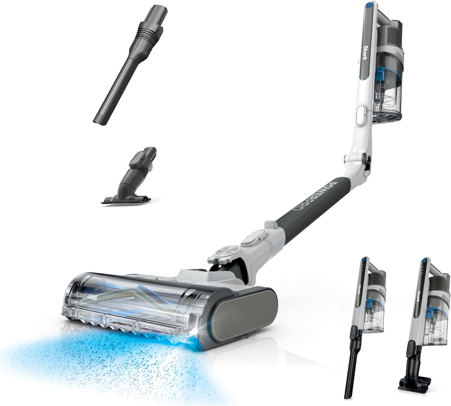 Shark Freestyle Max Cordless Upright Vacuum, Multi-Surface Cleaning, Lightweight, Easy Maintenance, with Large Dust Cup and 2-Speed Brushroll, LED Headlights, Nordic Blue, SV2002 woonhhop