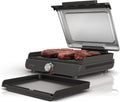 Ninja Griddle and Indoor Grill, 14’? Electric Grill, For Steak, Burgers, Salmon, Veggies, and More, Pancake Griddle, Nonstick, Dishwasher Safe, 500F, Even Cooking, Silver, GR101 woonhhop